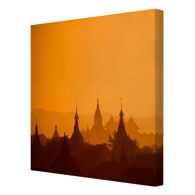 Billeder orange Temple City In Myanmar