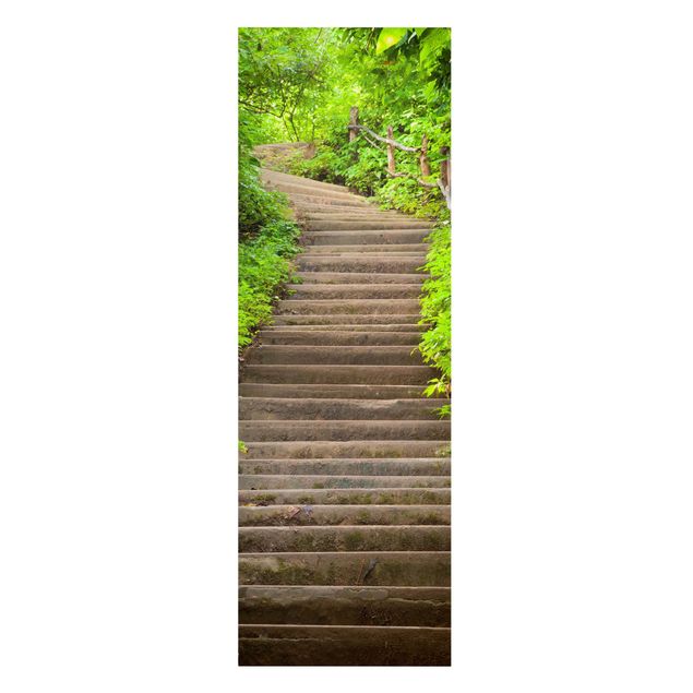 Billeder på lærred landskaber Stairs In The Woods