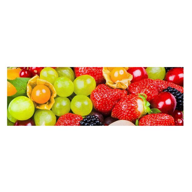 Billeder på lærred grøntsager og frukt Tropical Fruits