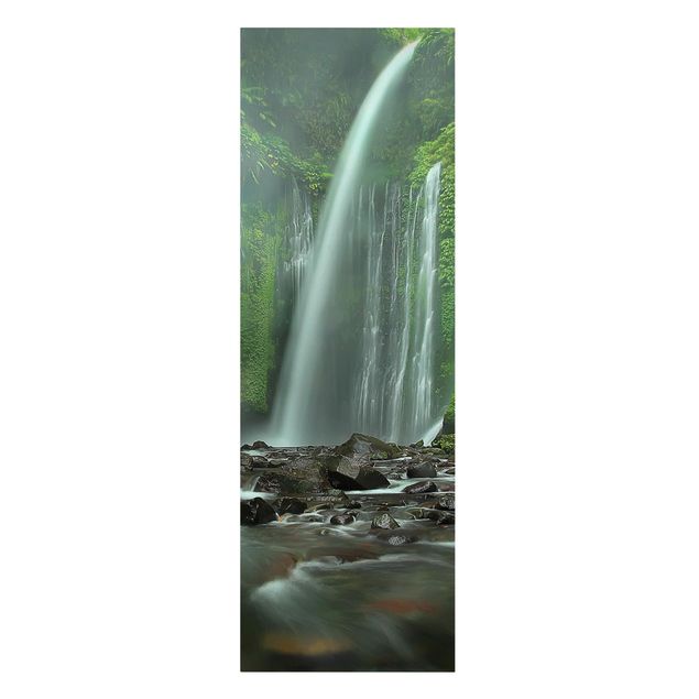 Billeder på lærred landskaber Tropical Waterfall