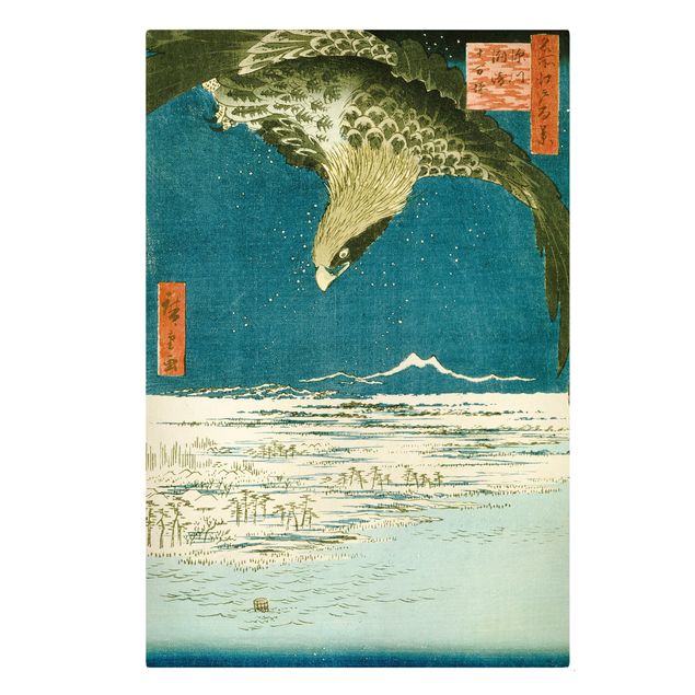Kunst stilarter Utagawa Hiroshige - The Plain near Fukagawa Susaki