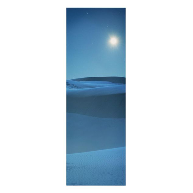 Billeder på lærred landskaber Full Moon Over The Desert