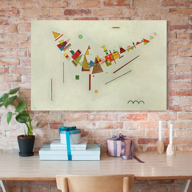 køkken dekorationer Wassily Kandinsky - Angular Swing