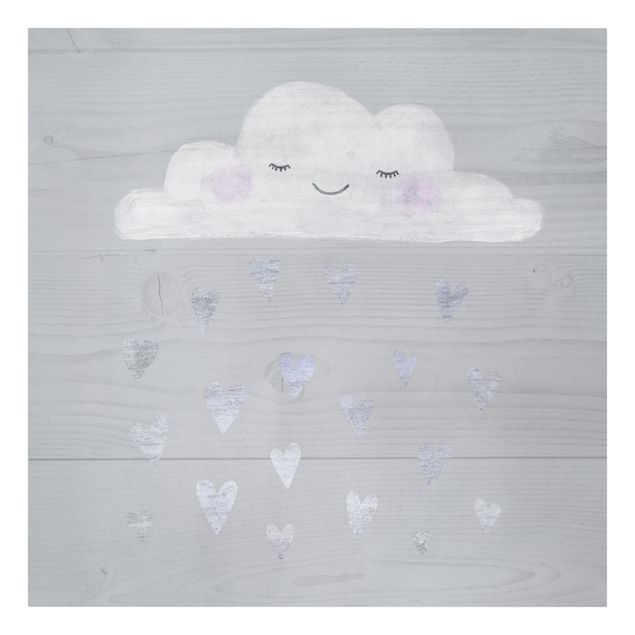Billeder Cloud With Silver Hearts