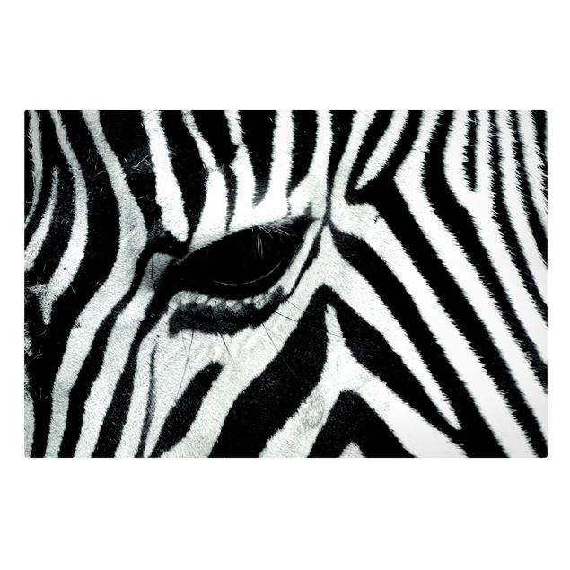 Billeder på lærred sort og hvid Zebra Crossing