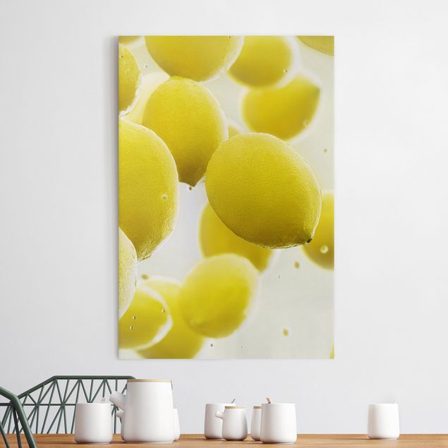 køkken dekorationer Lemons In Water