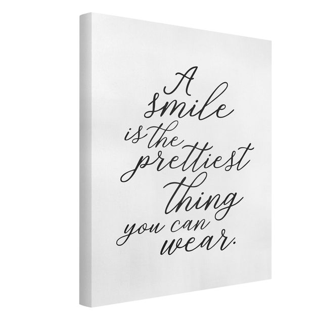 Billeder ordsprog A Smile Is The Prettiest Thing