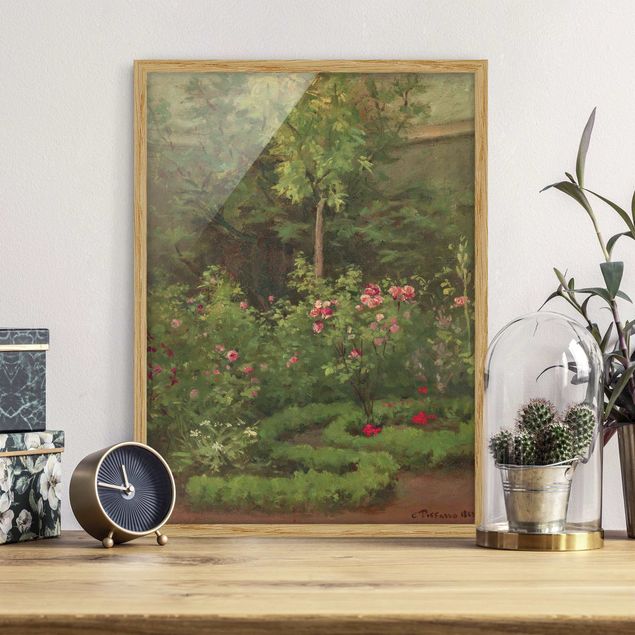 køkken dekorationer Camille Pissarro - A Rose Garden