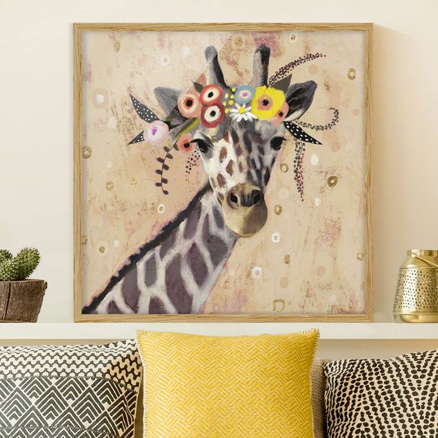 køkken dekorationer Klimt Giraffe