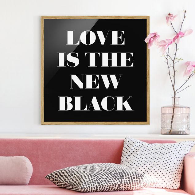 køkken dekorationer Love Is The New Black