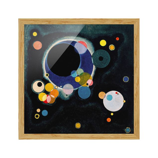 Indrammede plakater abstrakt Wassily Kandinsky - Sketch Circles