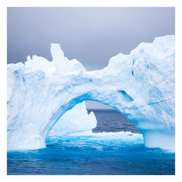 Tapet blå Antarctic Iceberg
