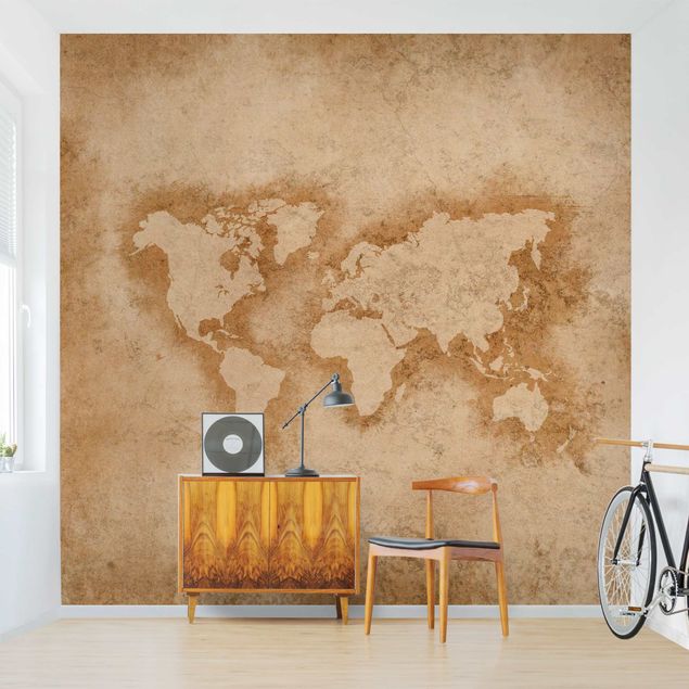 Moderne tapet Antique World Map
