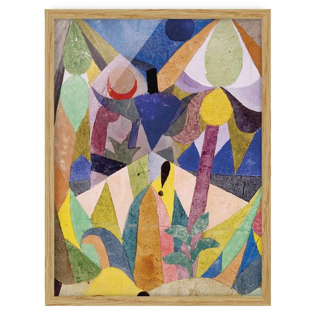 Indrammede plakater landskaber Paul Klee - Mild tropical Landscape