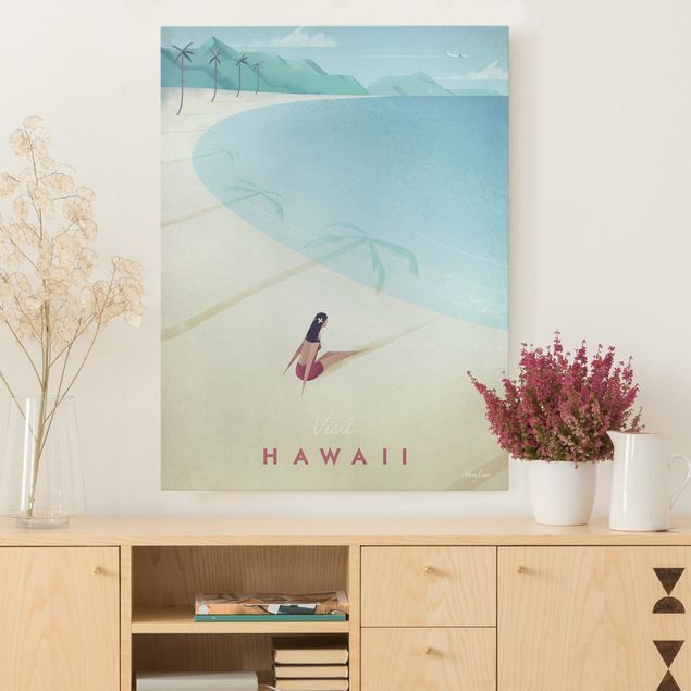 køkken dekorationer Travel Poster - Hawaii