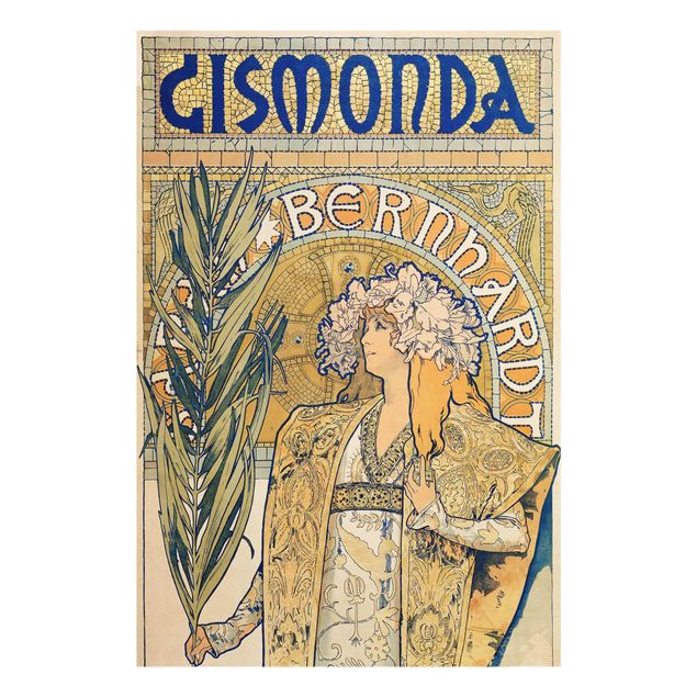 Glasbilleder ordsprog Alfons Mucha - Poster For The Play Gismonda