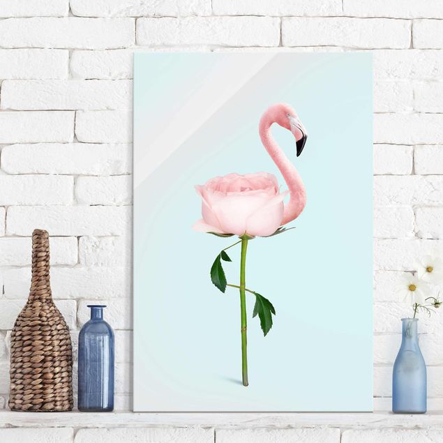 Billeder Flamingo With Rose