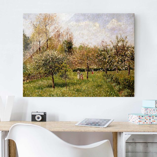 Billeder træer Camille Pissarro - Spring In Eragny