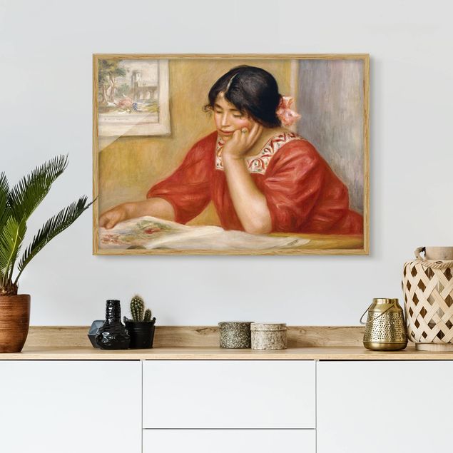 køkken dekorationer Auguste Renoir - Leontine Reading