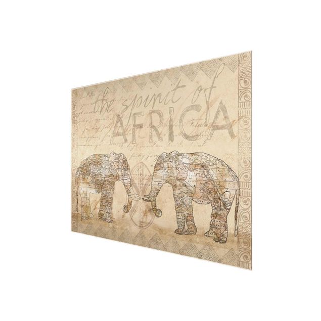 Billeder Andrea Haase Vintage Collage - Spirit Of Africa