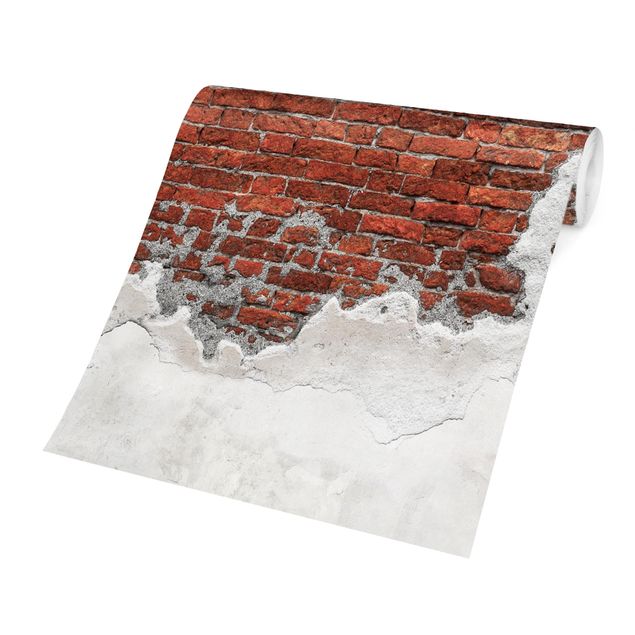 Tapet moderne Brick Wall Shabby Plaster