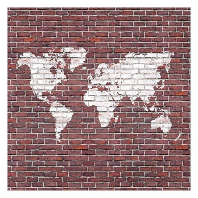 Tapet Brick World Map