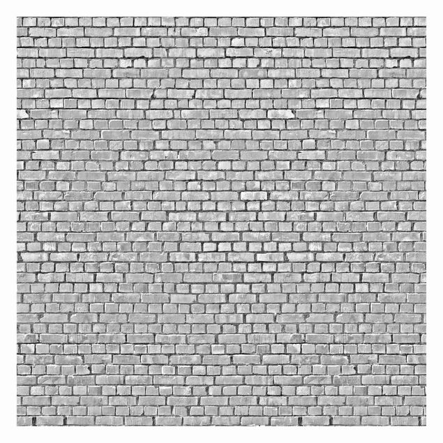 Tapet Brick Tile Wallpaper Black And White