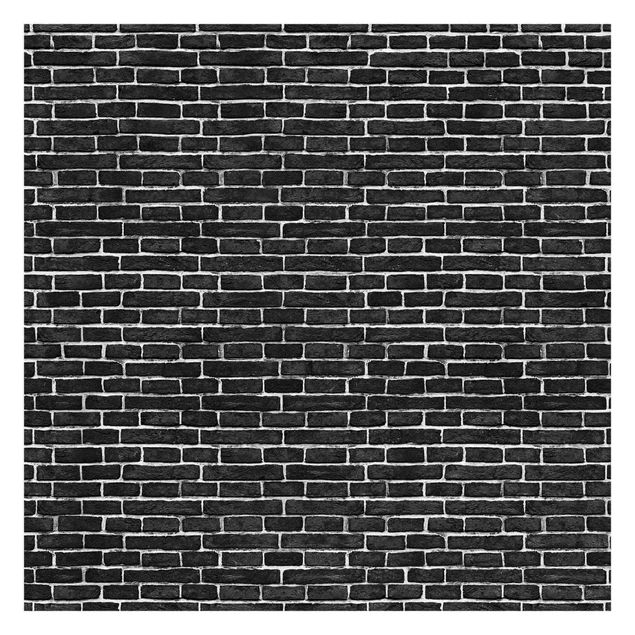 Tapet Brick Wall Black
