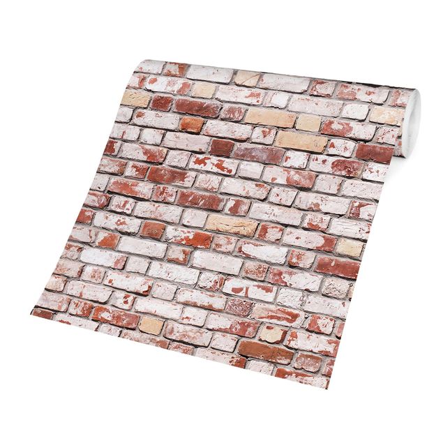 Tapet industriel Brick Wall Shabby Rustic