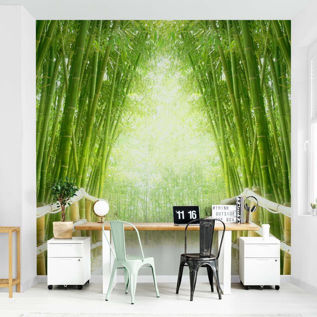 Fototapet landskaber Bamboo Way