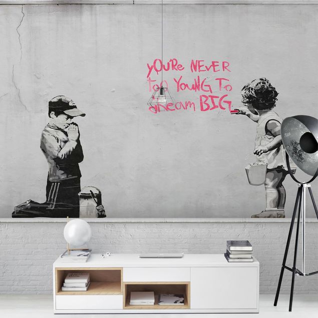 Fototapet graffiti Dream Big - Brandalised ft. Graffiti by Banksy