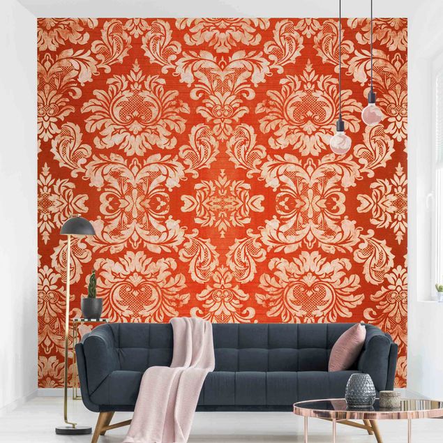 Blomster tapet Baroque Wallpaper