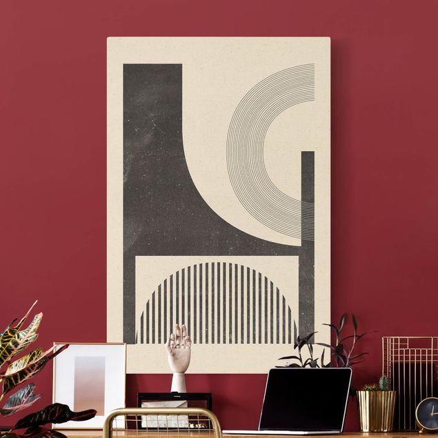 Billeder på lærred mønstre Bauhaus Veiled Galaxy