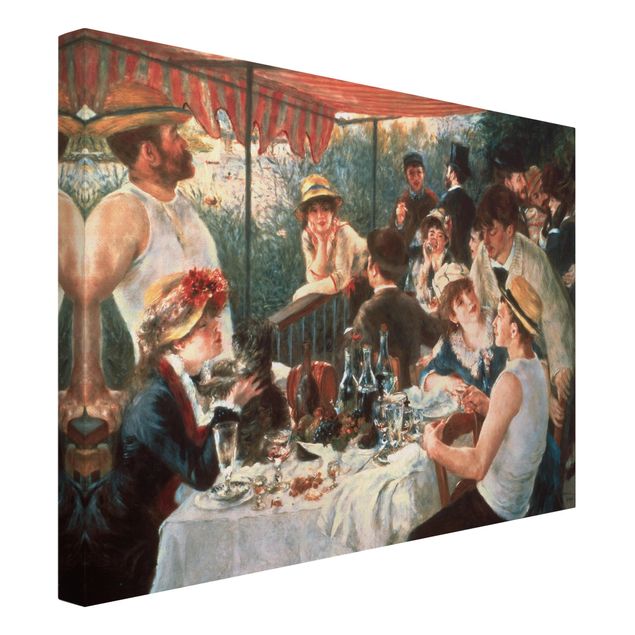 Billeder på lærred kunsttryk Auguste Renoir - Luncheon Of The Boating Party