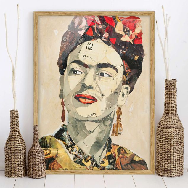 køkken dekorationer Frida Kahlo - Collage No.2