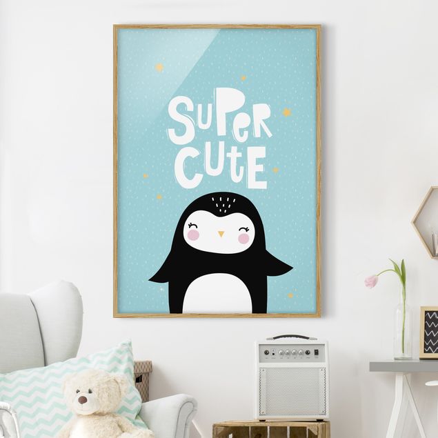 Børneværelse deco Super Cute Penguin