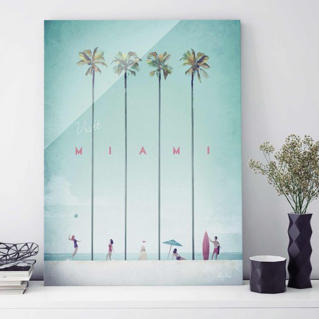 køkken dekorationer Travel Poster - Miami