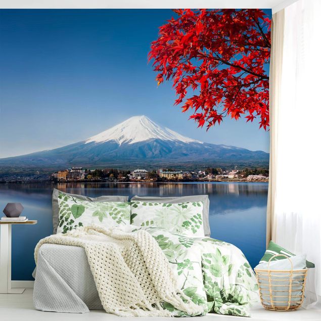 Moderne tapet Mt. Fuji In The Fall