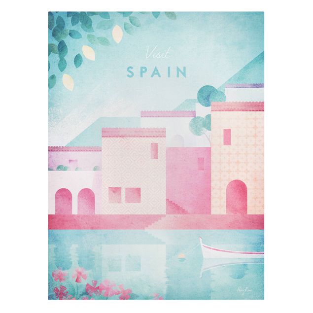 Billeder lyserød Travel Poster - Spain