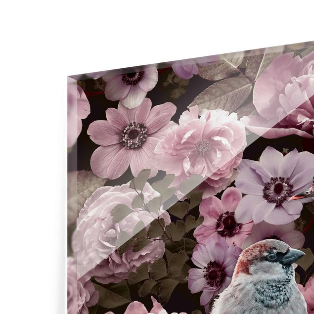 Billeder Andrea Haase Floral Paradise Sparrow In Antique Pink