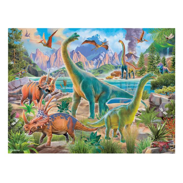 Billeder dyr Brachiosaurus And Tricaterops