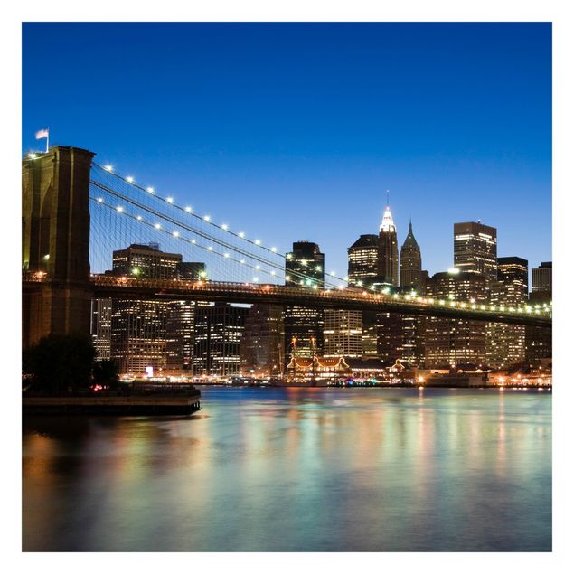 Tapet Brooklyn Bridge In New York