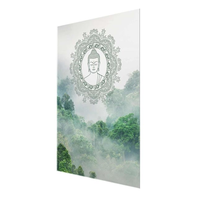 Billeder arkitektur og skyline Buddha Mandala In Fog