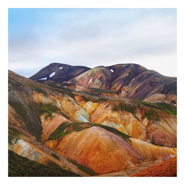 Billeder landskaber Colourful Mountains In Iceland