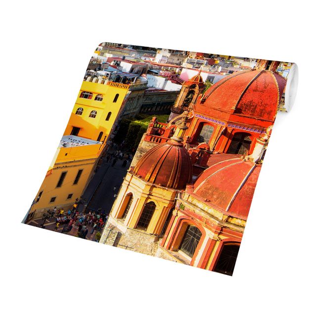 Tapet Colourful Houses Guanajuato
