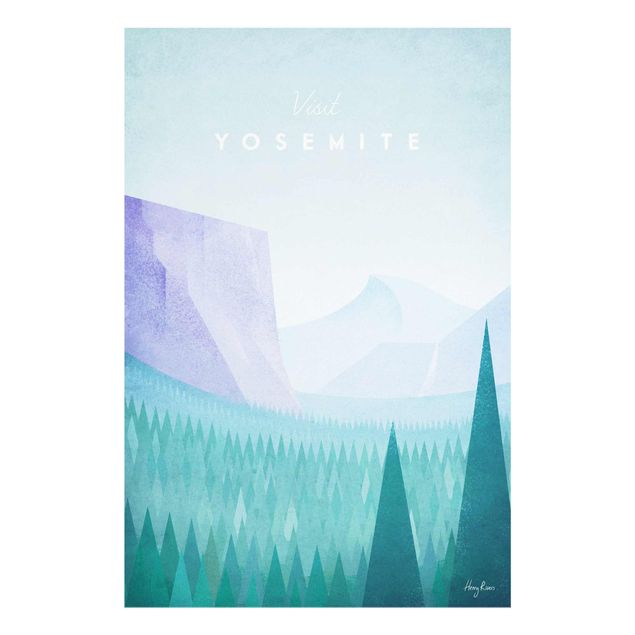 Billeder bjerge Travel Poster - Yosemite Park