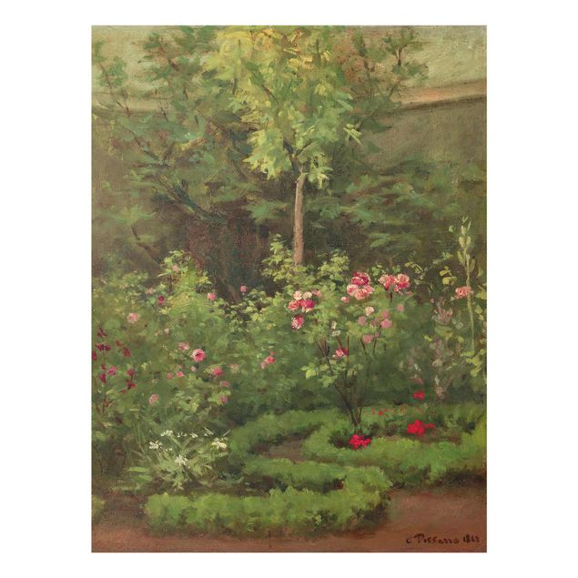 Kunst stilarter pointillisme Camille Pissarro - A Rose Garden