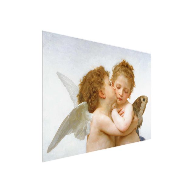 Glasbilleder spirituelt William Adolphe Bouguereau - The First Kiss