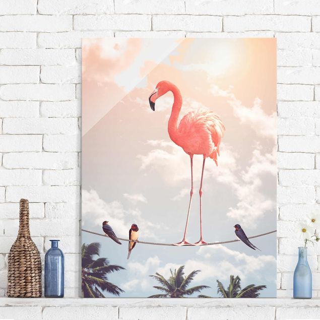 Billeder Jonas Loose Sky With Flamingo