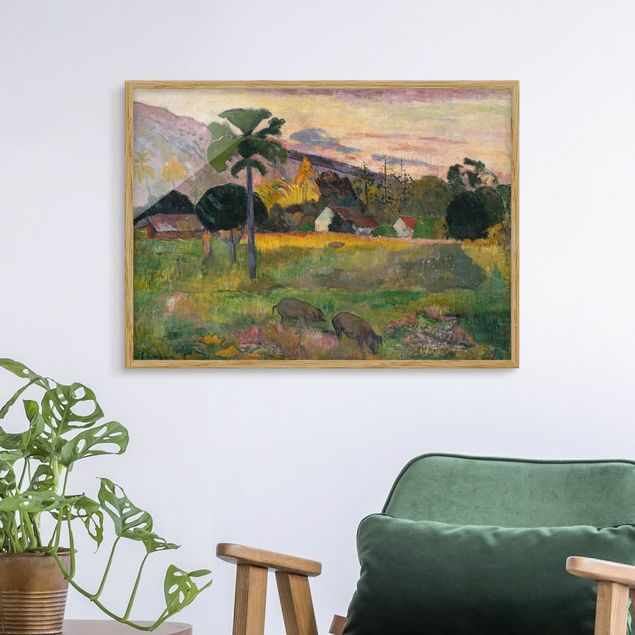 Kunst stilarter impressionisme Paul Gauguin - Haere Mai (Come Here)